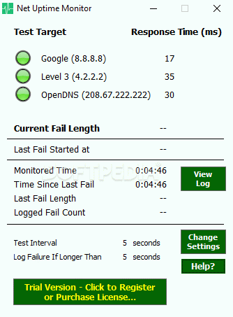 Net Uptime Monitor Serial Number
