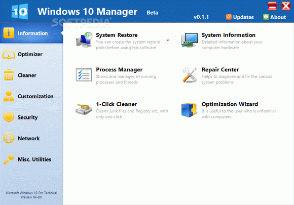 Windows 10 Manager 3.0.3 Crack Serial Key