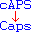 cAPS dOWN лого