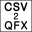Portable CSV2QFX лого