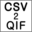 Portable CSV2QIF лого