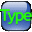 TypeBlaster 3D Desktop Toy лого