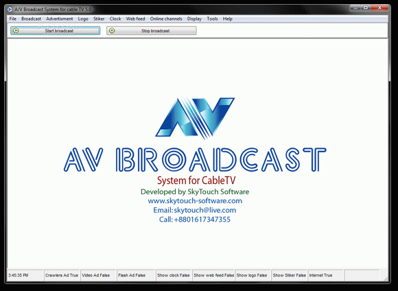 A/V Broadcast System for Cable TV кряк лекарство crack