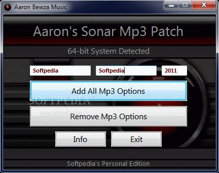 Aaron's Sonar Mp3 Patch кряк лекарство crack