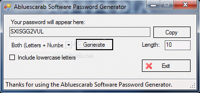 Abluescarab Software Password Generator кряк лекарство crack