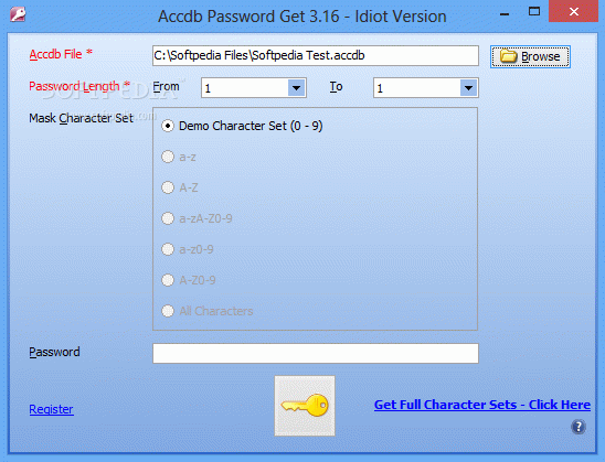 Accdb Password Get - Idiot Version кряк лекарство crack