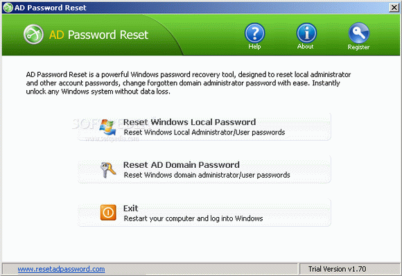AD Password Reset кряк лекарство crack