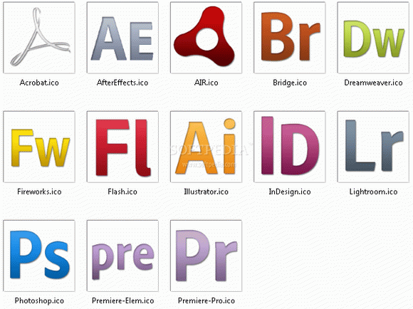 Adobe Icons Pack - Transparent кряк лекарство crack