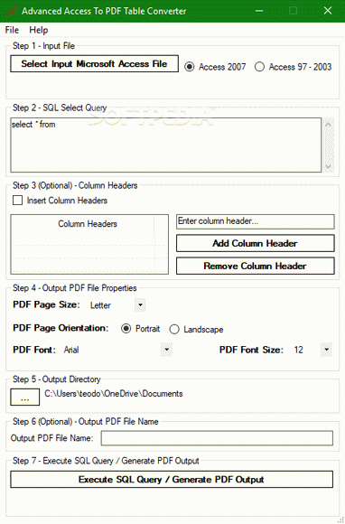 Advanced Access To PDF Table Converter кряк лекарство crack