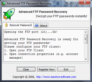 Advanced FTP Password Recovery кряк лекарство crack