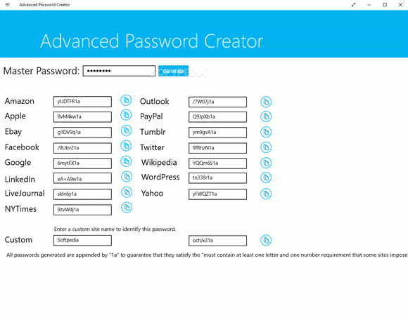 Advanced Password Creator кряк лекарство crack