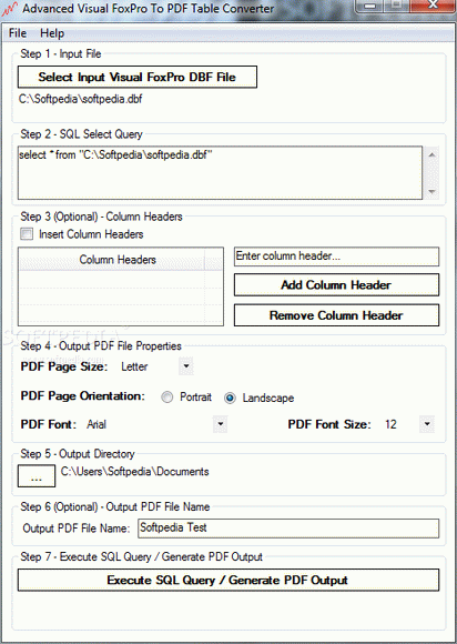Advanced Visual FoxPro To PDF Table Converter кряк лекарство crack