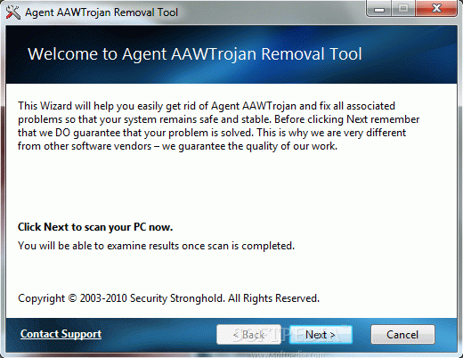 Agent AAWTrojan Removal Tool кряк лекарство crack