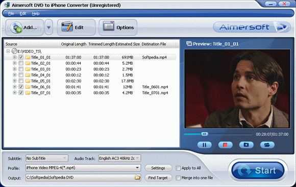 Aimersoft DVD to iPhone Converter кряк лекарство crack