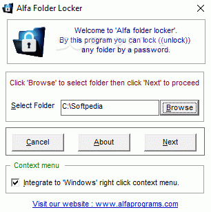 Alfa Folder Locker кряк лекарство crack
