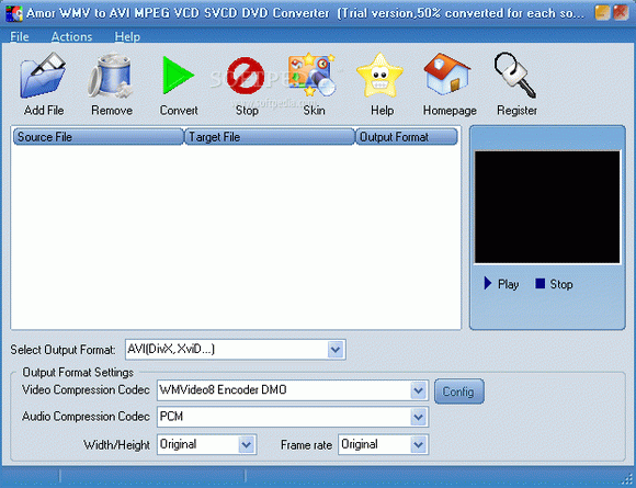 Amor WMV to AVI MPEG VCD DVD Converter кряк лекарство crack