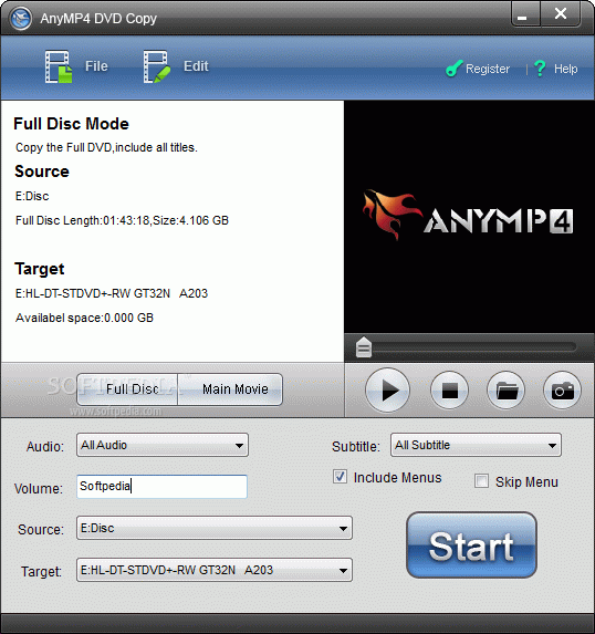 AnyMP4 DVD Copy кряк лекарство crack