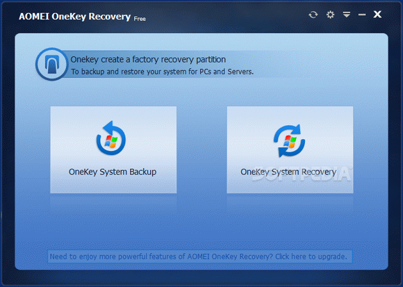AOMEI OneKey Recovery Free кряк лекарство crack
