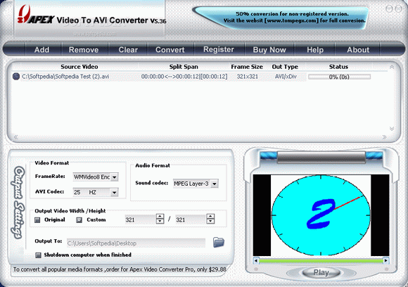 Apex Video To AVI Converter кряк лекарство crack