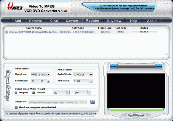 Apex Video To MPEG VCD DVD Converter кряк лекарство crack