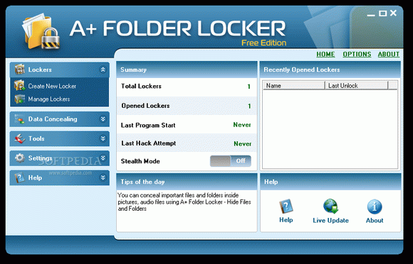 A+ Folder Locker Free Edition кряк лекарство crack