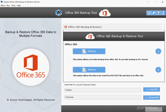 Aryson Office 365 Backup Tool кряк лекарство crack