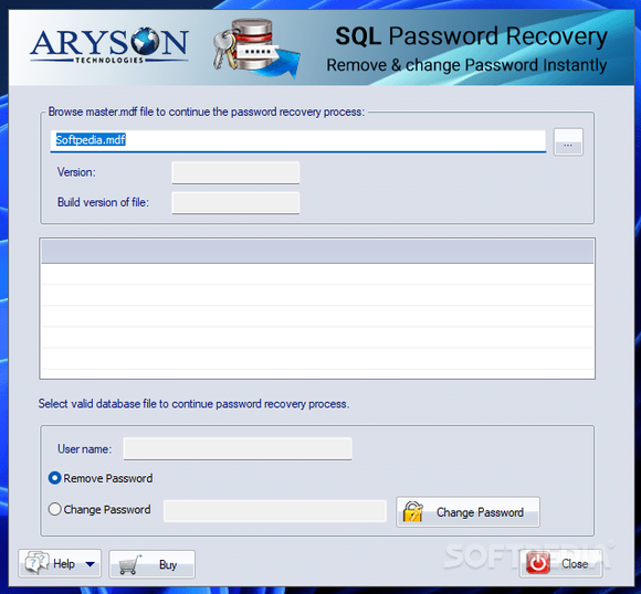 Aryson SQL Password Recovery кряк лекарство crack