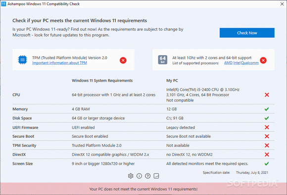 Ashampoo Windows 11 Compatibility Check кряк лекарство crack