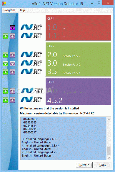 ASoft .NET Version Detector кряк лекарство crack