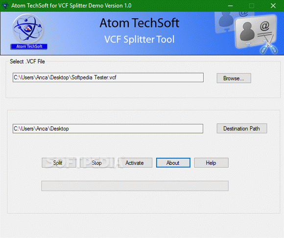 Atom TechSoft VCF Splitter Tool кряк лекарство crack