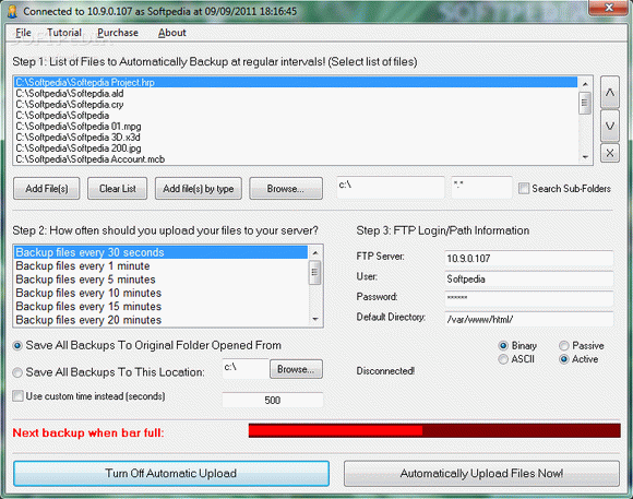 Automatic FTP Upload Software To Upload Multiple Files at Regular Intervals кряк лекарство crack