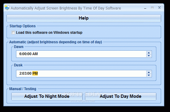 Automatically Adjust Screen Brightness By Time Of Day Software кряк лекарство crack