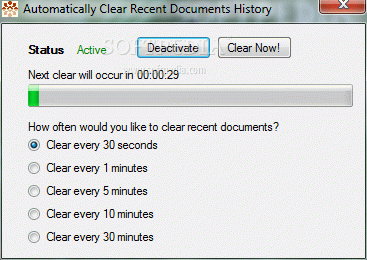 Automatically Clear Recent Documents History кряк лекарство crack