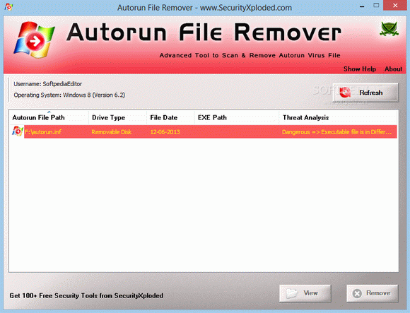 Autorun File Remover Portable кряк лекарство crack