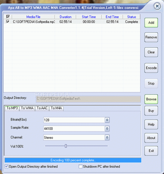 Aya All to MP3 / WMA / AAC / M4A Audio Converter кряк лекарство crack
