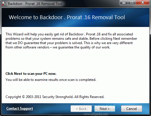 Backdoor . Prorat .16 Removal Tool кряк лекарство crack