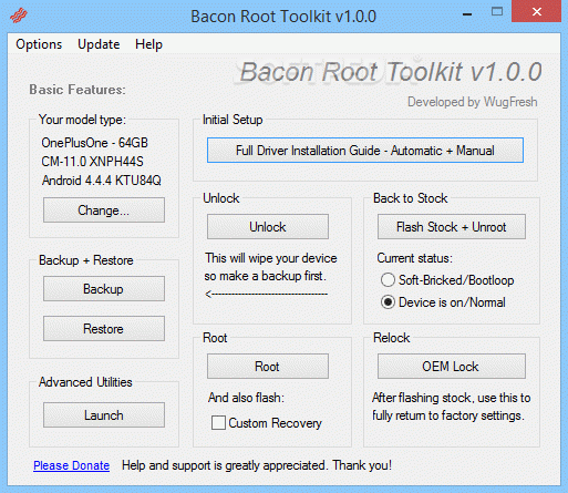 Bacon Root Toolkit кряк лекарство crack