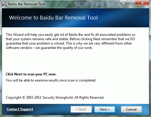 Baidu Bar Removal Tool кряк лекарство crack