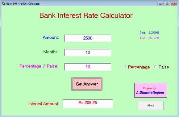 Bank Interest Rate Calculator кряк лекарство crack