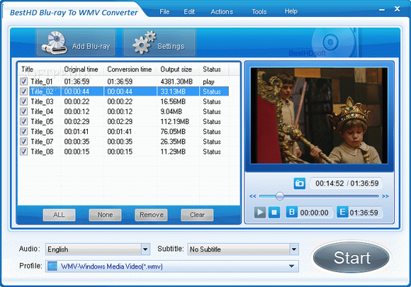 BestHD Blu-Ray to WMV Converter кряк лекарство crack