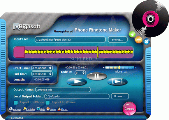 Bigasoft iPhone Ringtone Maker кряк лекарство crack