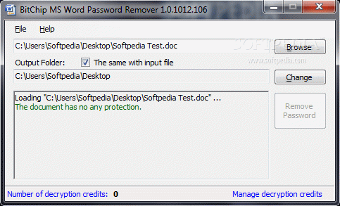 BitChip MS Word Password Remover кряк лекарство crack