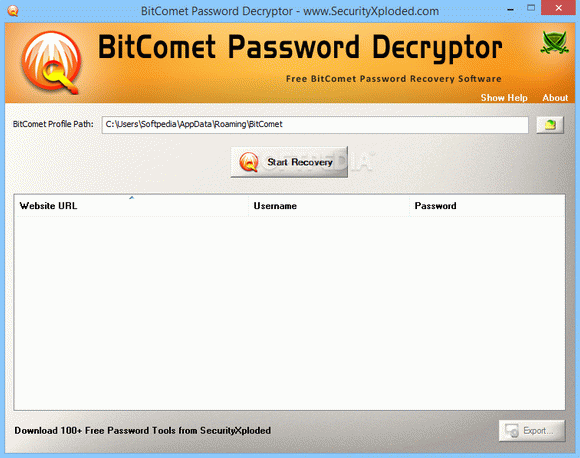 BitComet Password Decryptor кряк лекарство crack