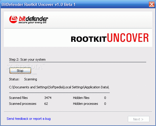 BitDefender RootkitUncover кряк лекарство crack