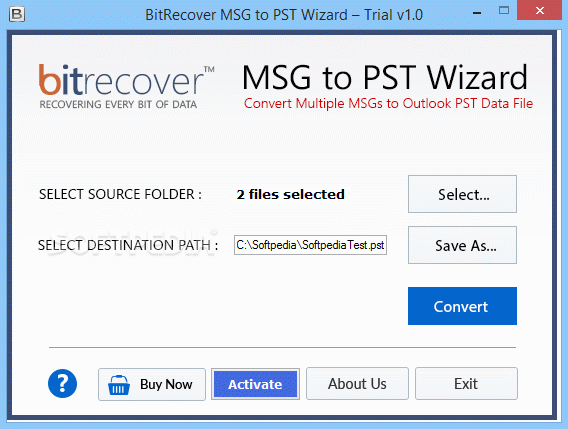 BitRecover MSG to PST Wizard кряк лекарство crack