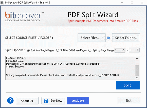 BitRecover PDF Split Wizard кряк лекарство crack