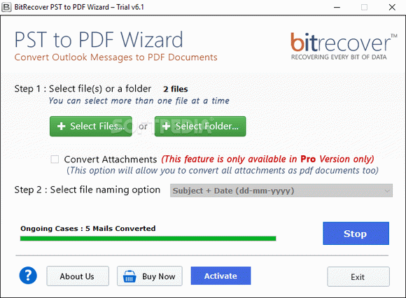 BitRecover PST to PDF Wizard кряк лекарство crack