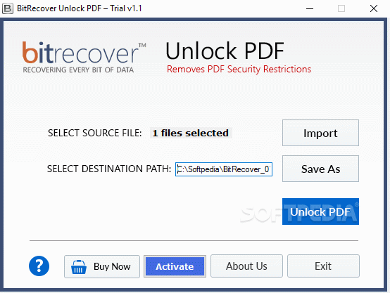 BitRecover Unlock PDF кряк лекарство crack