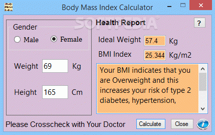 Body Mass Index Calculator кряк лекарство crack