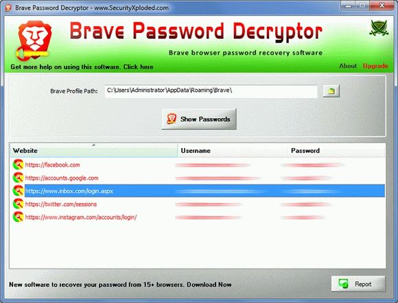 Brave Password Decryptor кряк лекарство crack